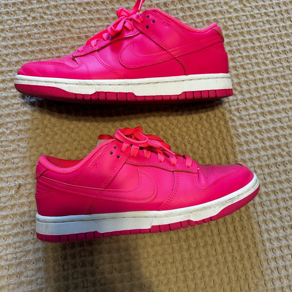 Nike Pink Dunk Low Sneakers